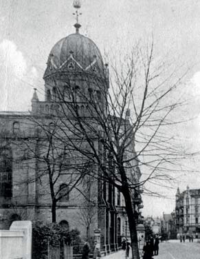 Synagoge in Glatz um 1910