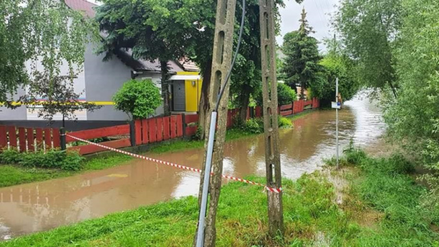 Hochwasser in Glatz im Juni 2020