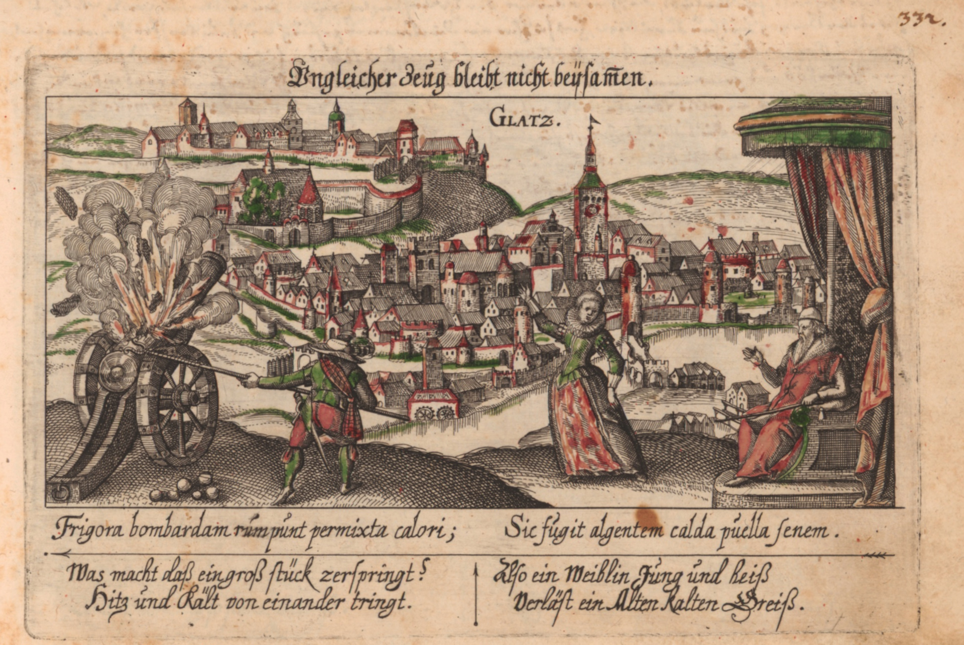 Stadtansicht von 1626