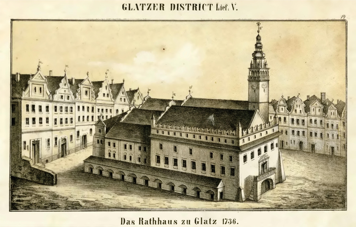 Das Glatzer Rathaus 1736