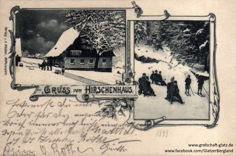 Försterei Hirschenhaus 1899