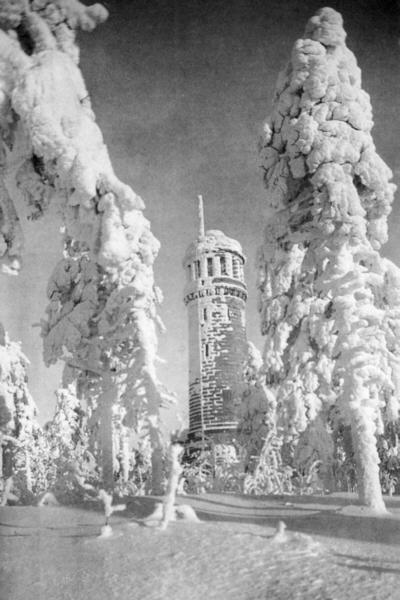 Bismarckturm im Winter