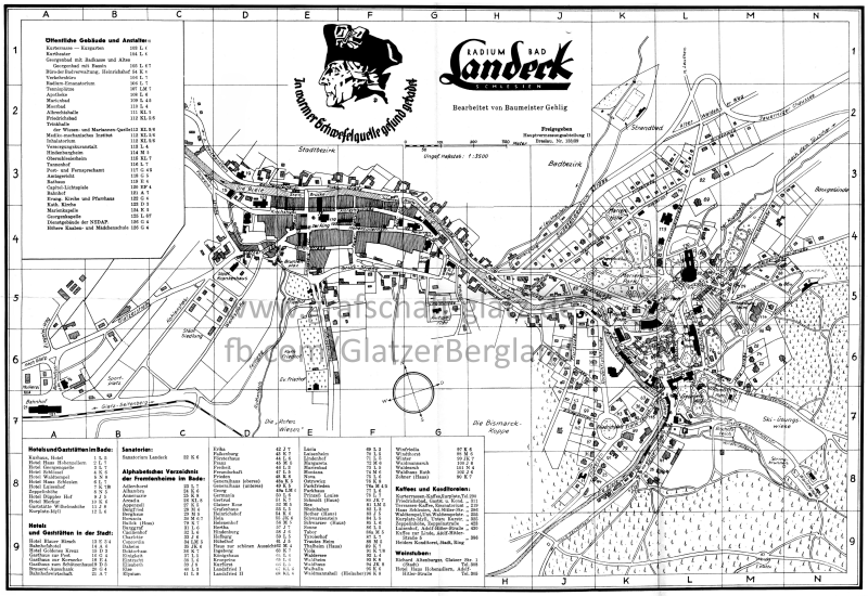 Vorschau des Stadtplans vom Radium-Bad Landeck