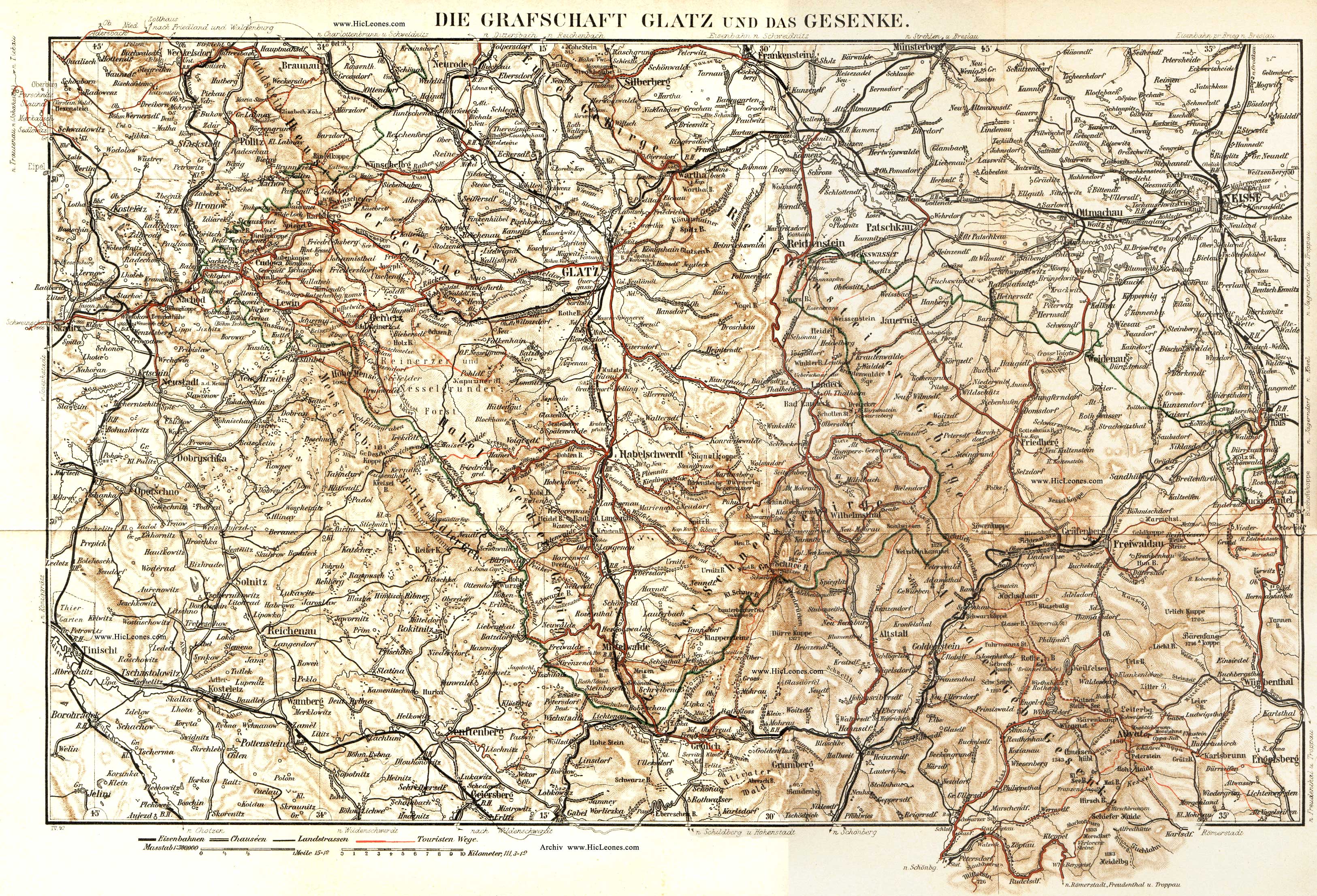 Meyers Reisebücher: Riesengebirge und die Grafschaft Glatz