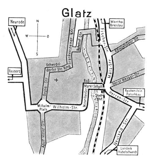 Plan von Glatz