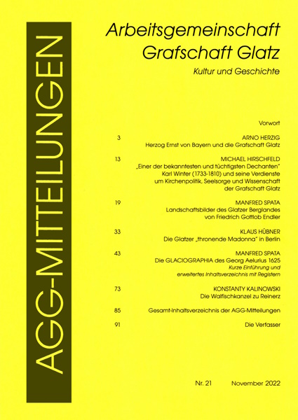 AGG-Mitteilungen Nr. 21 (2022)