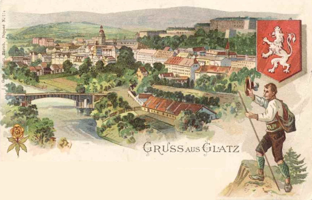 Bildpostkarte Glatz um 1900