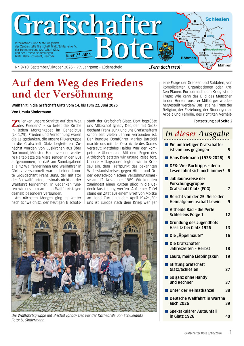 &bdquo;Grafschafter Bote&ldquo; 9-10/2026