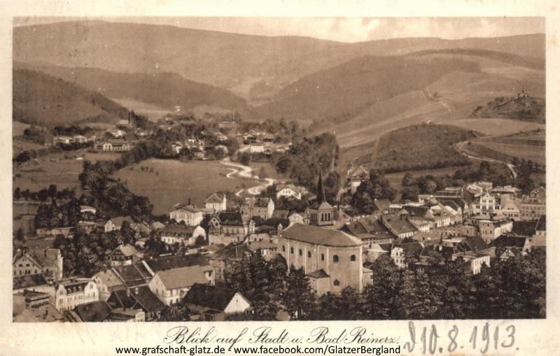 Blick auf Stadt und Bad