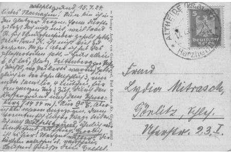 Ortsansicht mit Schneeberg