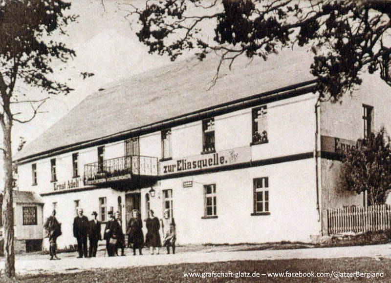 Ernst Adelt's Gasthaus &bdquo;Zur Eliasquelle&ldquo;