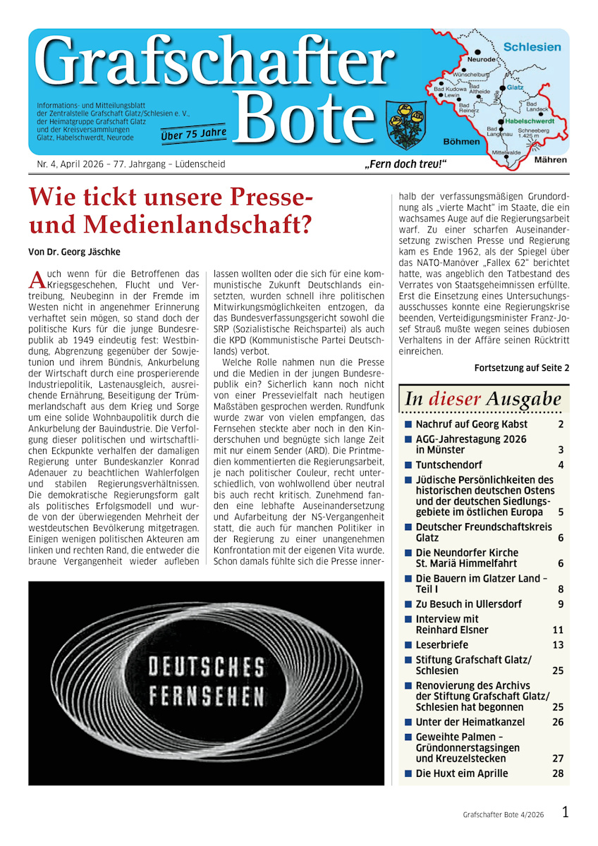 &bdquo;Grafschafter Bote&ldquo; 4/2026
